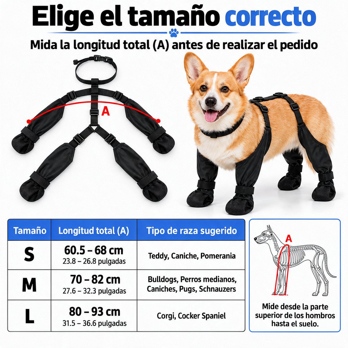 Botas impermeables para perros que no se salen
